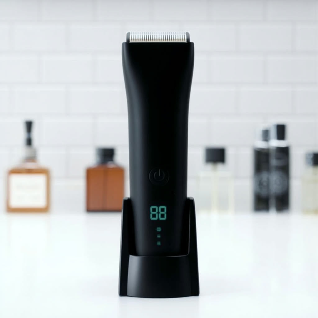 Kosa One sur son socle, salle de bain